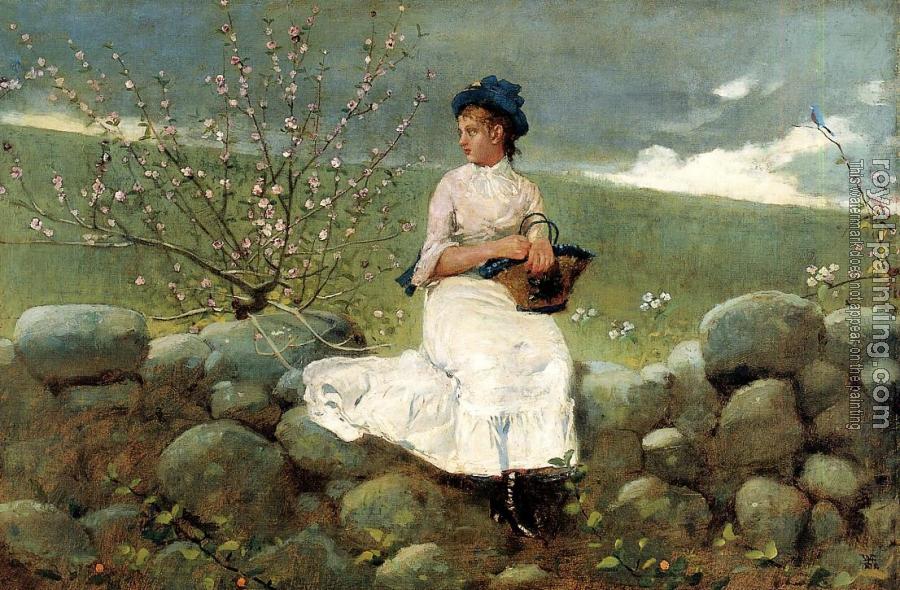 Winslow Homer : Peach Blossoms III